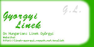 gyorgyi linek business card